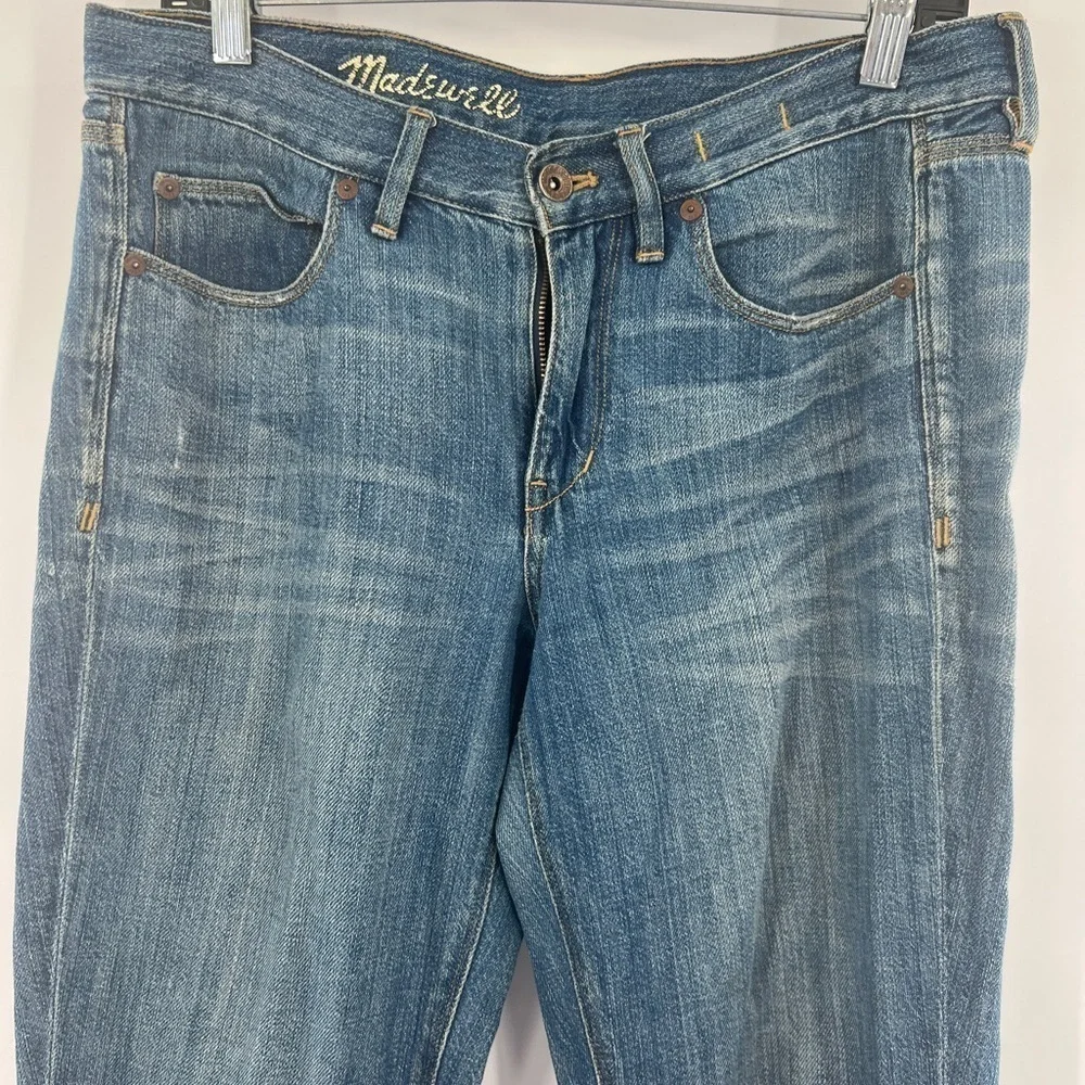 Madewell boyjean blue jeans straight size 28